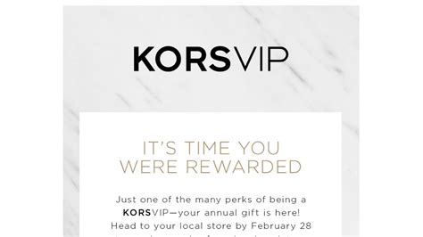 michael kors vip annual gift 2020|Michael Kors birthday bonus.